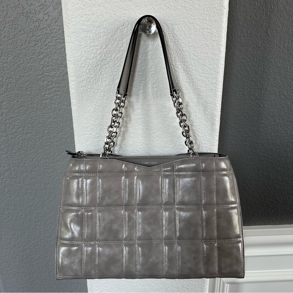 BRAND NEW Calvin Klein Grey Tote - Picture 1 of 14